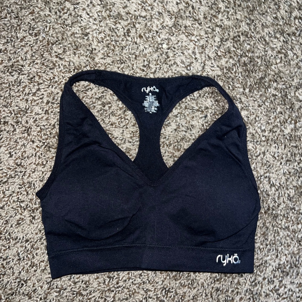Black Sports Bra - Picture 2 of 2